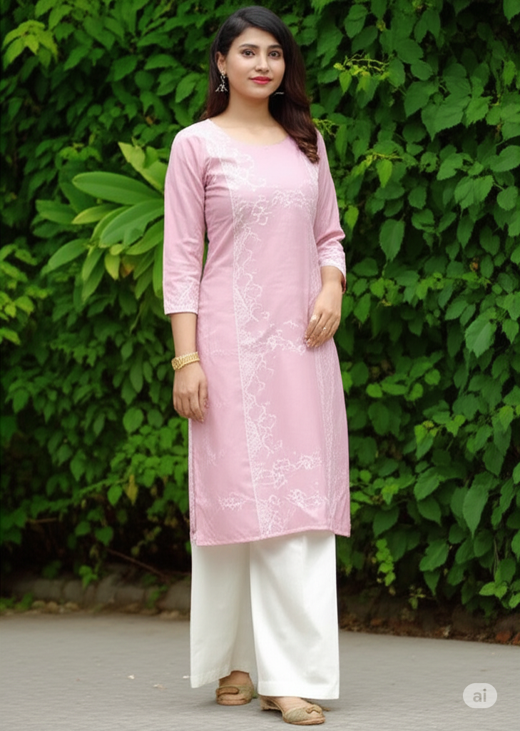 Soft Blossom Khadar Suit Fabric Set
