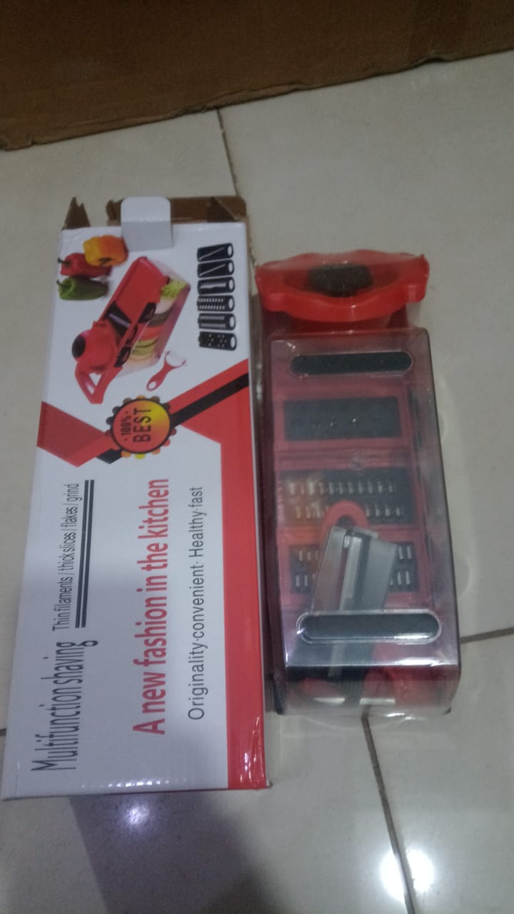 Multi‑Functional 10‑in‑1 Mandoline Slicer | Vegetable Cutter, Peeler, Chopper, Grater & Shredder