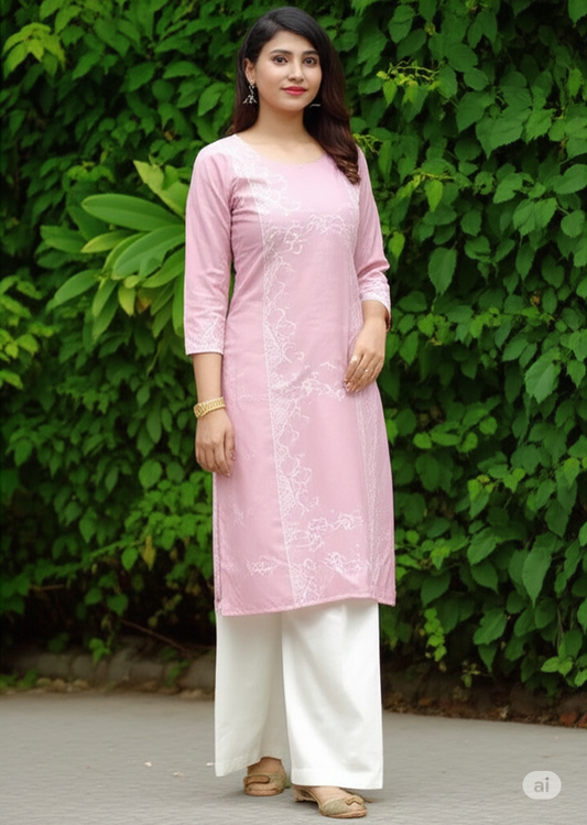Soft Blossom Khadar Suit Fabric Set