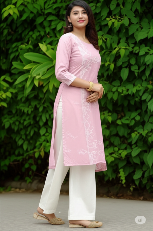 Soft Blossom Khadar Suit Fabric Set