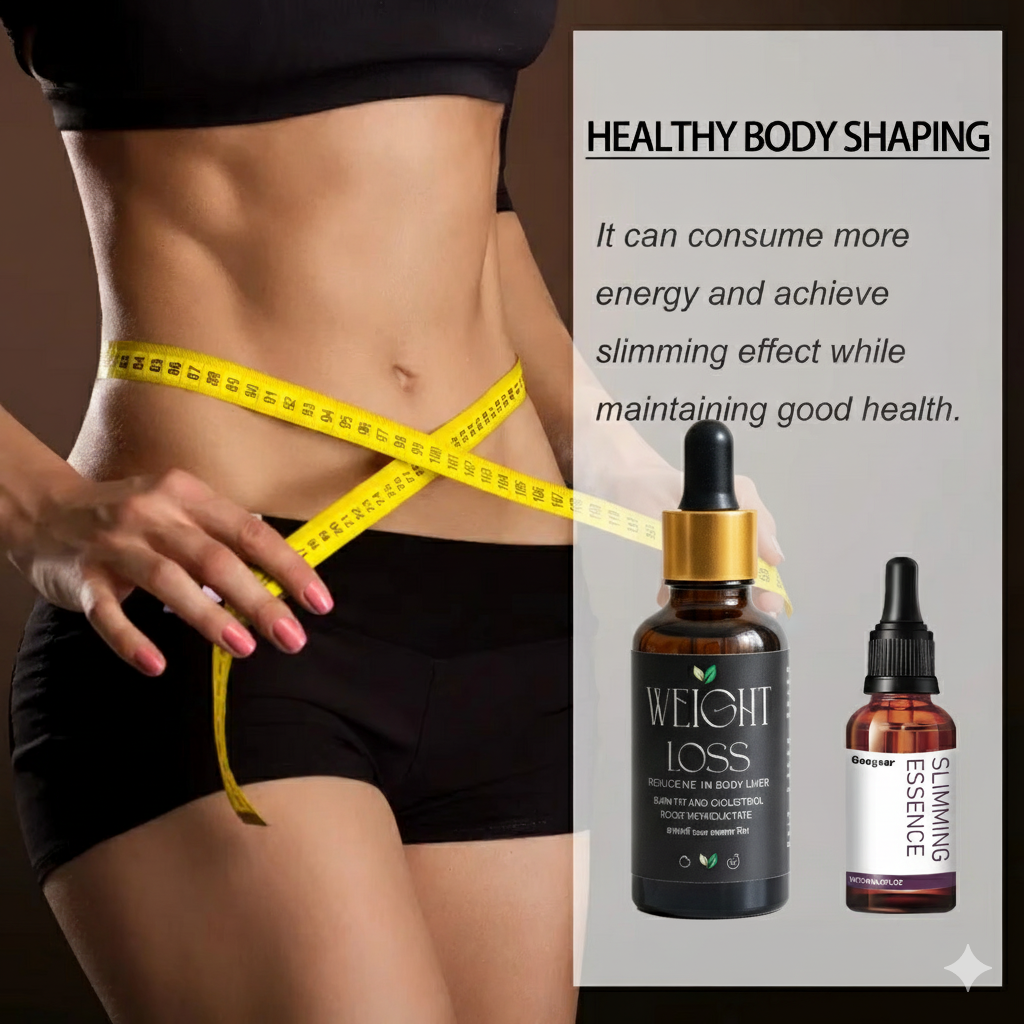 Pure Nature Weight Loss Combo 🌿 | Natural Fat Burner Tea & Slimming Drops 💧 | 100% Organic & Herbal